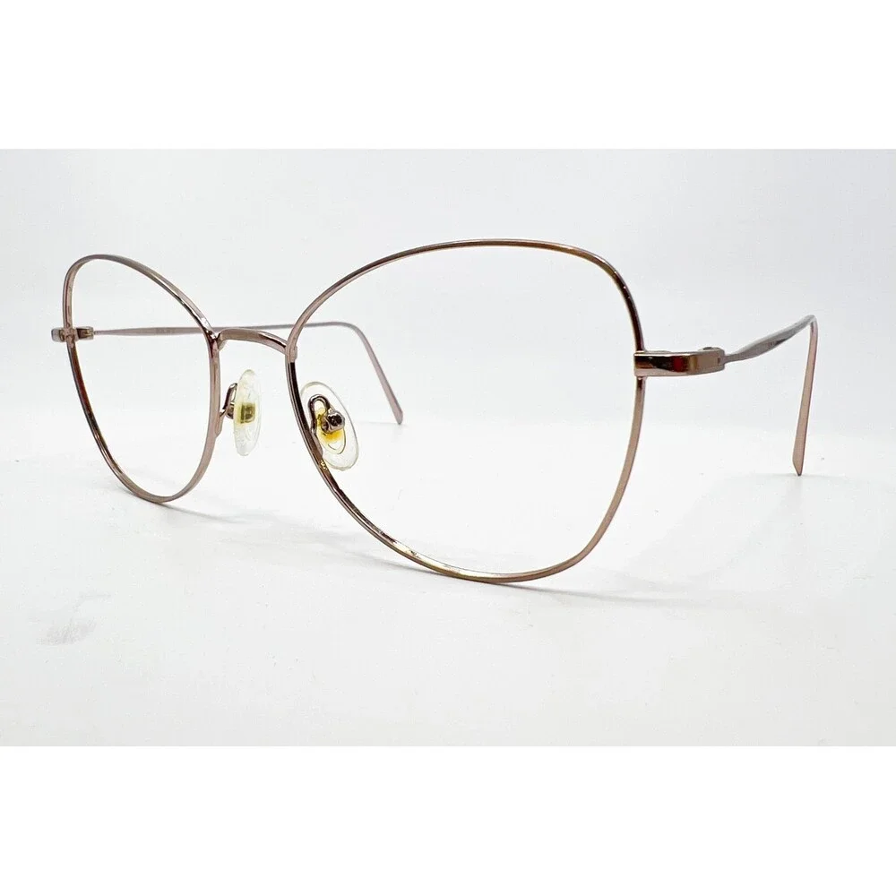 DKNY Eyeglasses Womens Rose Gold Cat Eye DK1002 272 53-18-135 53mm